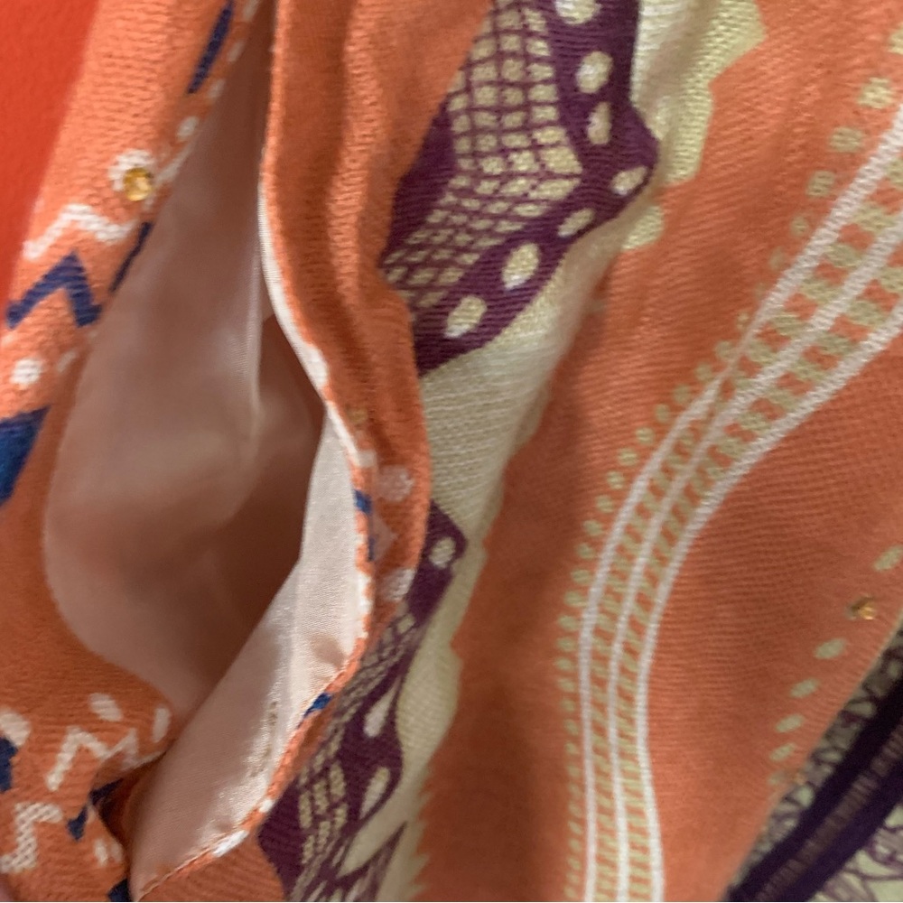 Bohemian Multicolor Halter Dress 10 - Picture 8 of 11